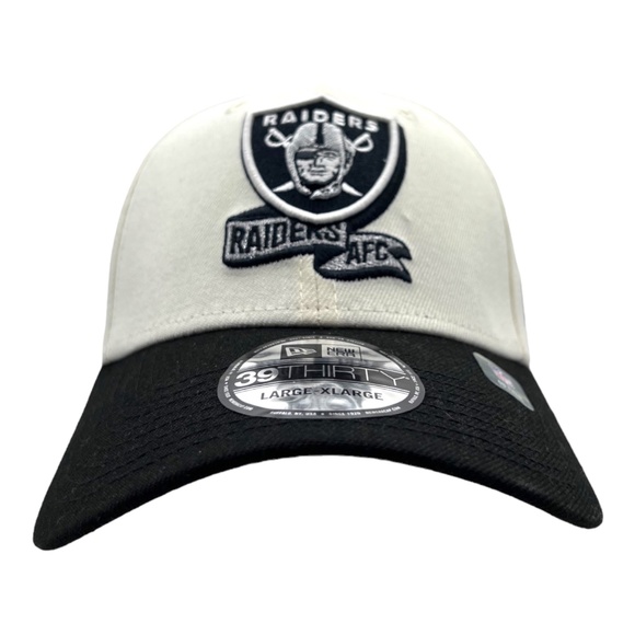 Las Vegas Raiders NFL New Era 39Thirty Flex-Fit Fitted Cap/Hat Size Large/XLarge - Picture 1 of 9